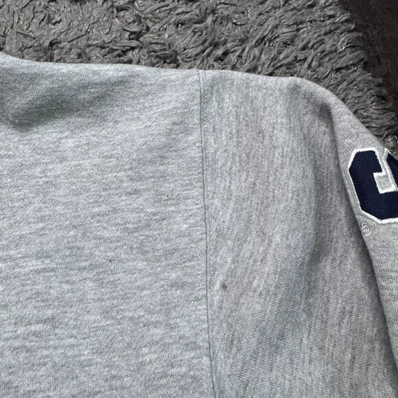 Vintage Syracuse Hoodie Mens XL Gray Pullover Long Sleeve Embroidered Logo - Picture 8 of 14